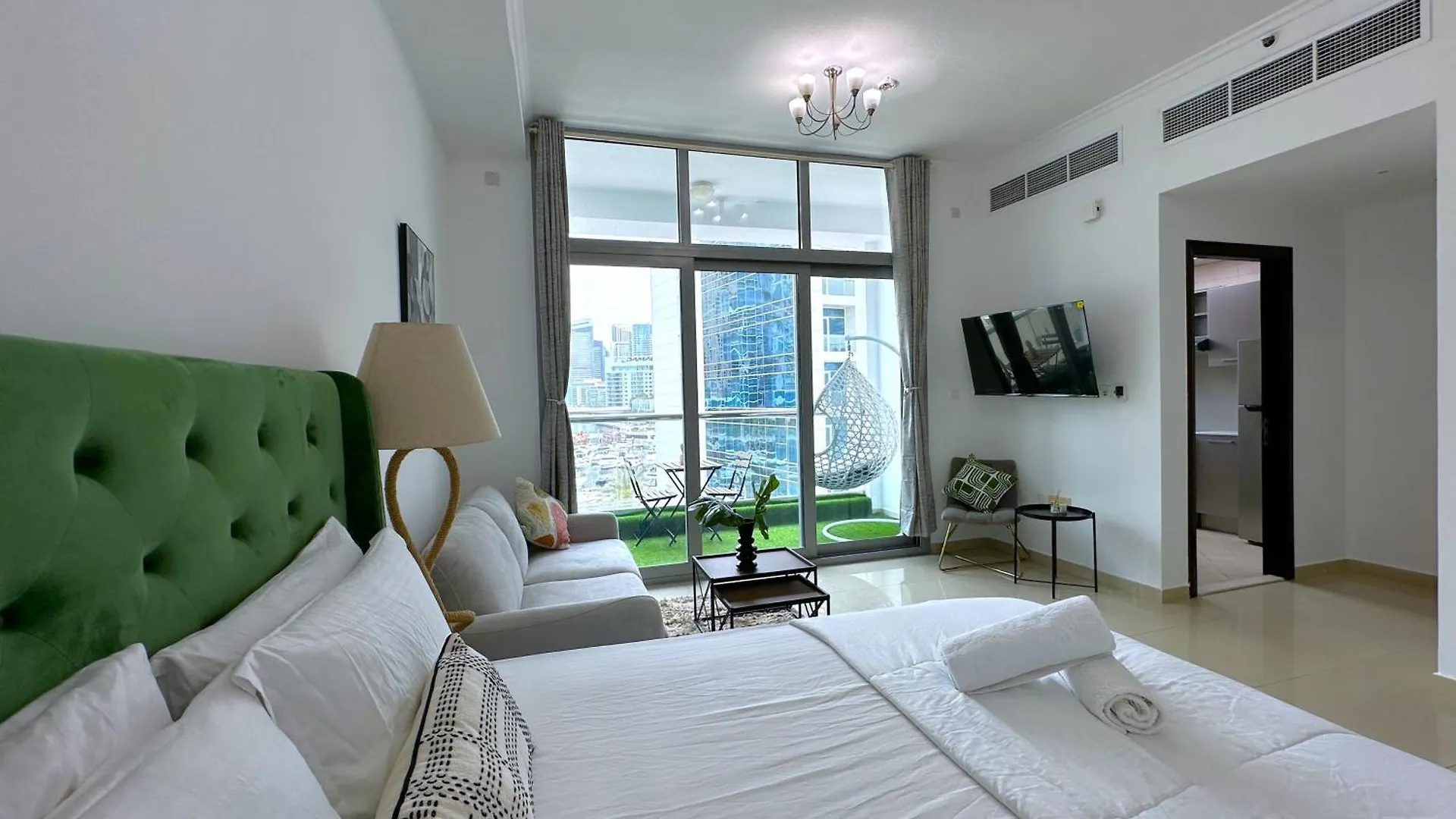 شقة Luxury Studio W Marina View & New Furnishings For 4 Pax دبي