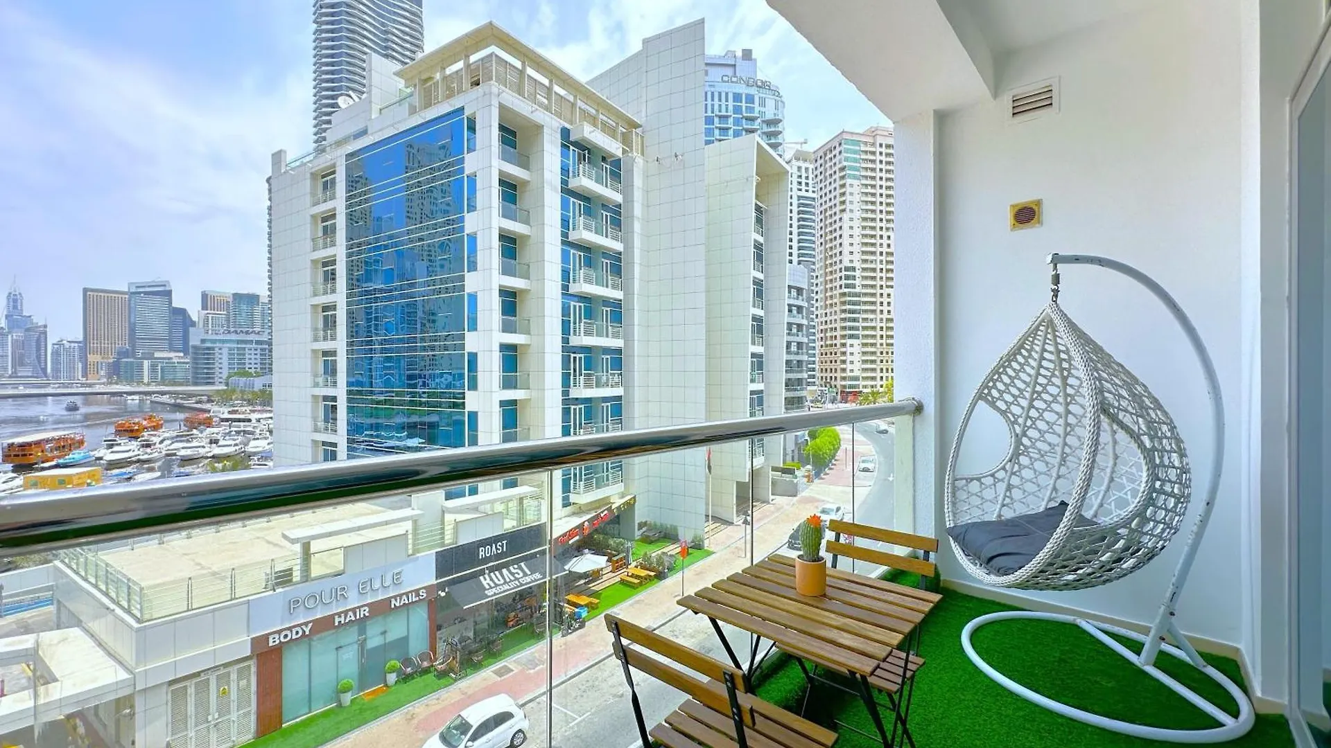 Luxury Studio W Marina View & New Furnishings For 4 Pax دبي 0*,  الإمارات العربية المتحدة